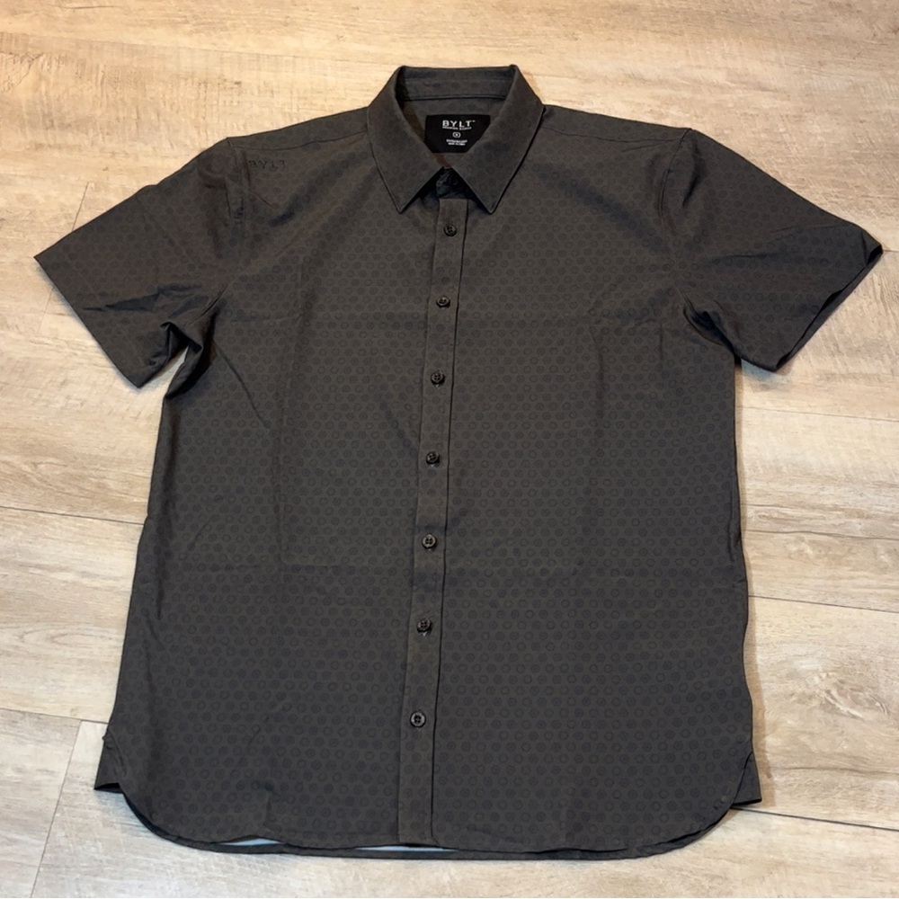 BYLT Basics Black Casual Button Down Shirt